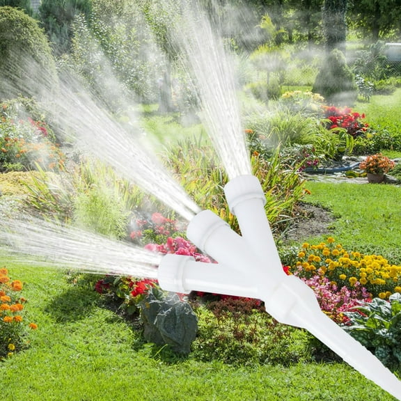 3-Head Garden Sprinkler Porous Spray Head, Garden Tools Sprinkler Watering Vegetable Flowers Lawn Sprinkler Sprayer Nozzle for Yard