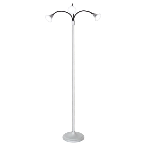 3 Head LED Floor Lamp with Adjustable Arms by Lavish Home