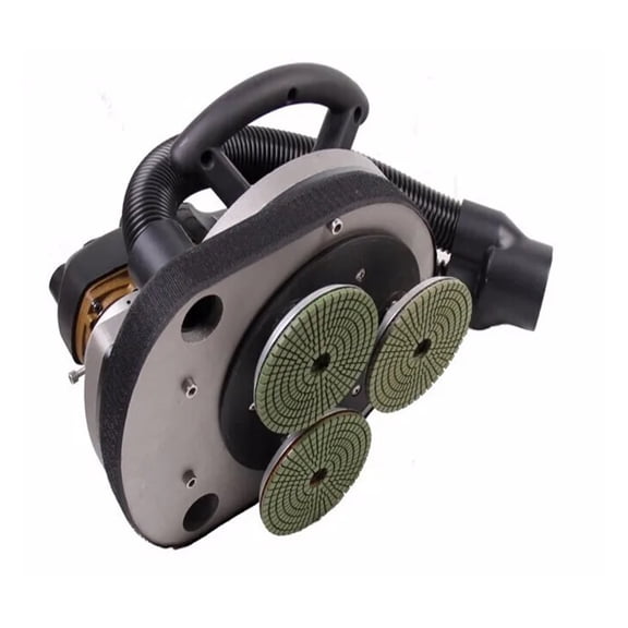 3 Head Polishing Machine Handheld Stone Wet Polisher Three Head Polisher Three Heads Polishing Machine ,Efficient Cleaning