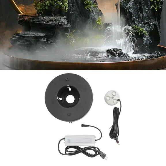 3-Head Ultrasonic Mist Maker Fogger Water Fountain Pond Atomizer Humidifier
