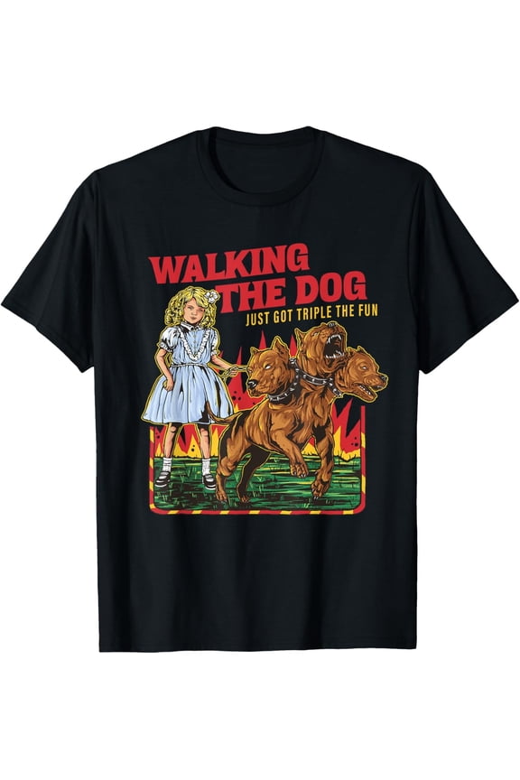3 Headed Dog Hellhound 90s Childrens Book Parody Sarcastic T-Shirt