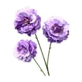 thumbnail image 1 of 3 Heads Artificial Flowers 25" Silk Flowers Outdoors Floral Arrangements Table Centerpieces Wedding Party Home Spring Summer Decor 25", 1 of 5