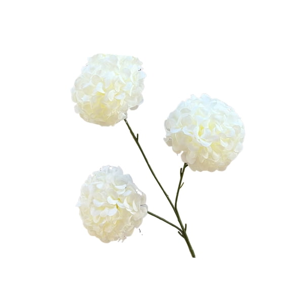 3 Heads Realistic Artificial Hydrangea Large Real Touch Flowers Artificial Flowers Dry Flowers Outdoor Wedding Christmas Office Family Party Living Room Table Decoration