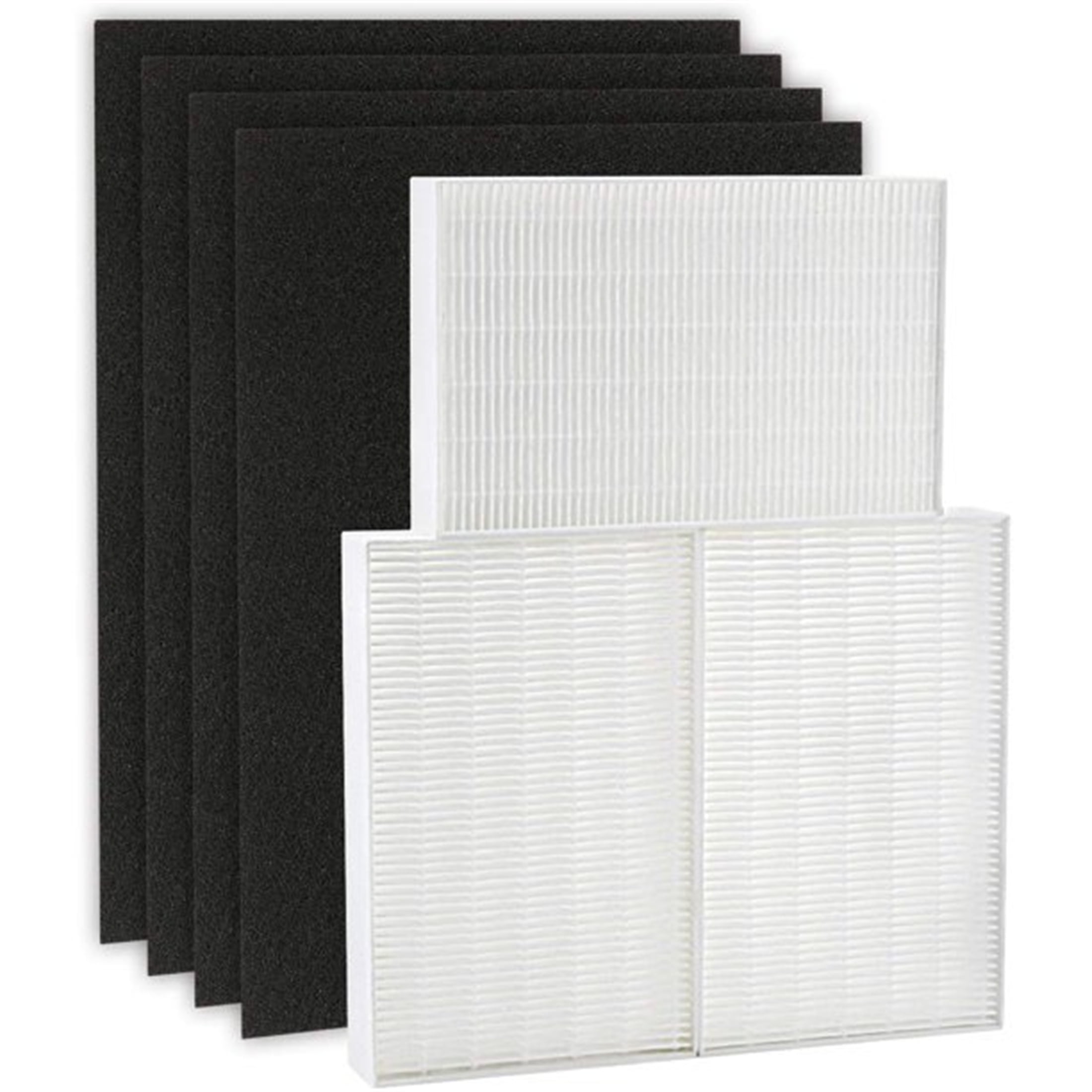 3 Hepa Filters & 4 Carbon Pre Filters Replacement for Honeywell HPA300