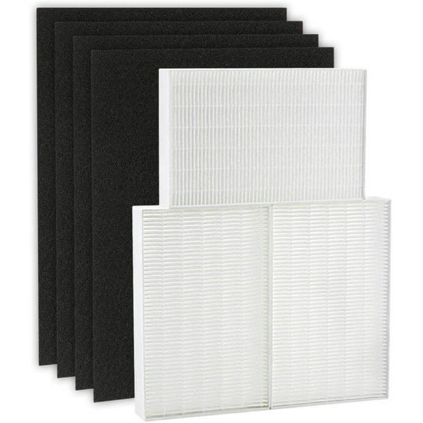 3 Hepa Filters & 4 Carbon Pre Filters Replacement for Honeywell HPA300
