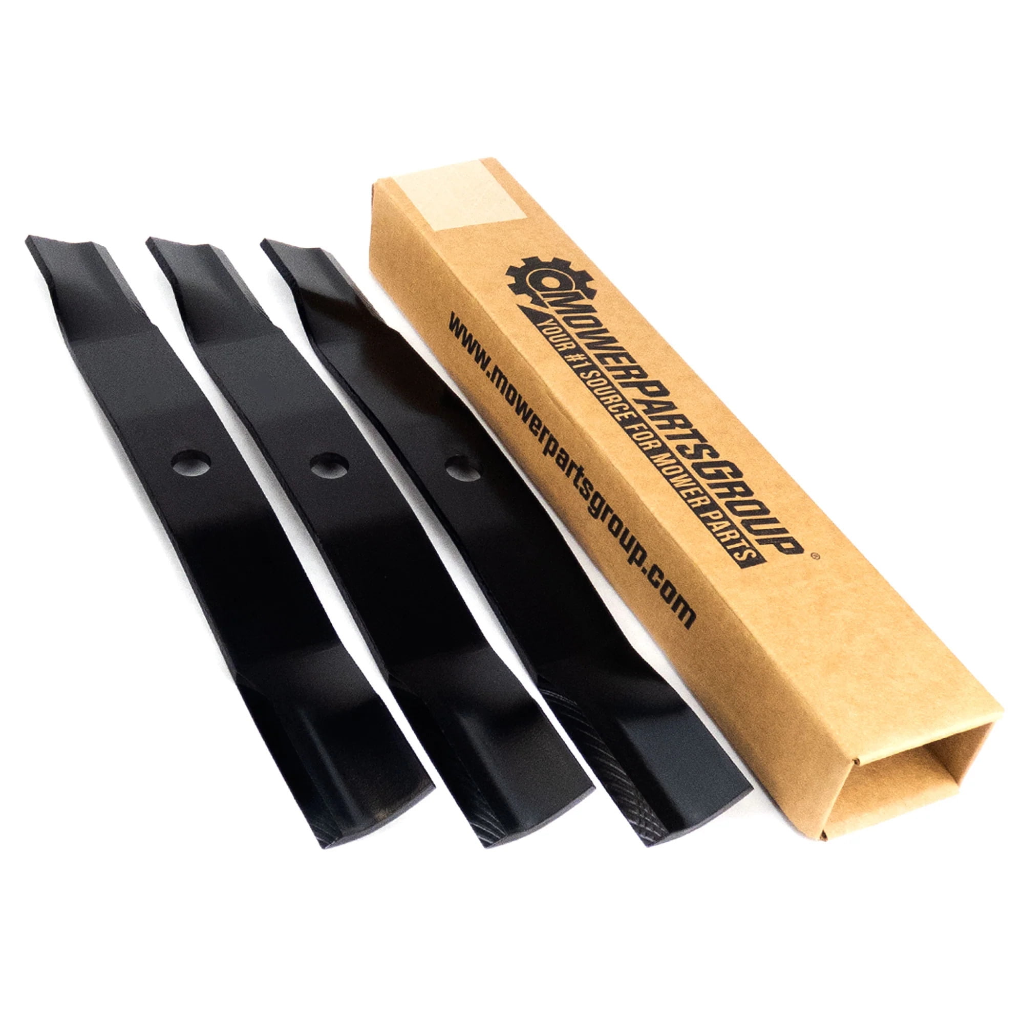 3 Hi Lift Heavy Duty Blades Fits John Deere 60 cut TCU15881 M128485