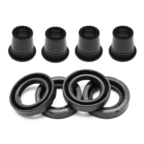 3. High-Temp Cylindrical Head Cover Seal 8pc Leak-Proof Gasket Set for Auto Engines