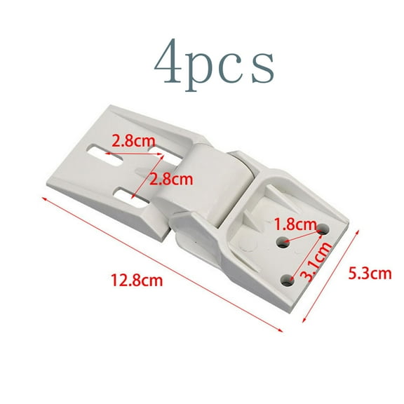 3 Hole*4 Chest Freezer Hinge - Universal For Small Freezer Hinge Folding, Universal Chest Freezer Counterbalance Hinge