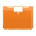 thumbnail image 1 of 3-Hole A4 Document Pouch with Label, Durable Plastic Folder for Office, School, and Home Organization, Lightweight File Holder for Papers and Documents, 1 of 7