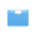 thumbnail image 1 of 3-Hole A4 Sheet Protectors, Blue Poly Pockets for School, Office Documents and Home Filing - 20 Pack Top Loading Clear Plastic Sleeves for Binders, 1 of 5