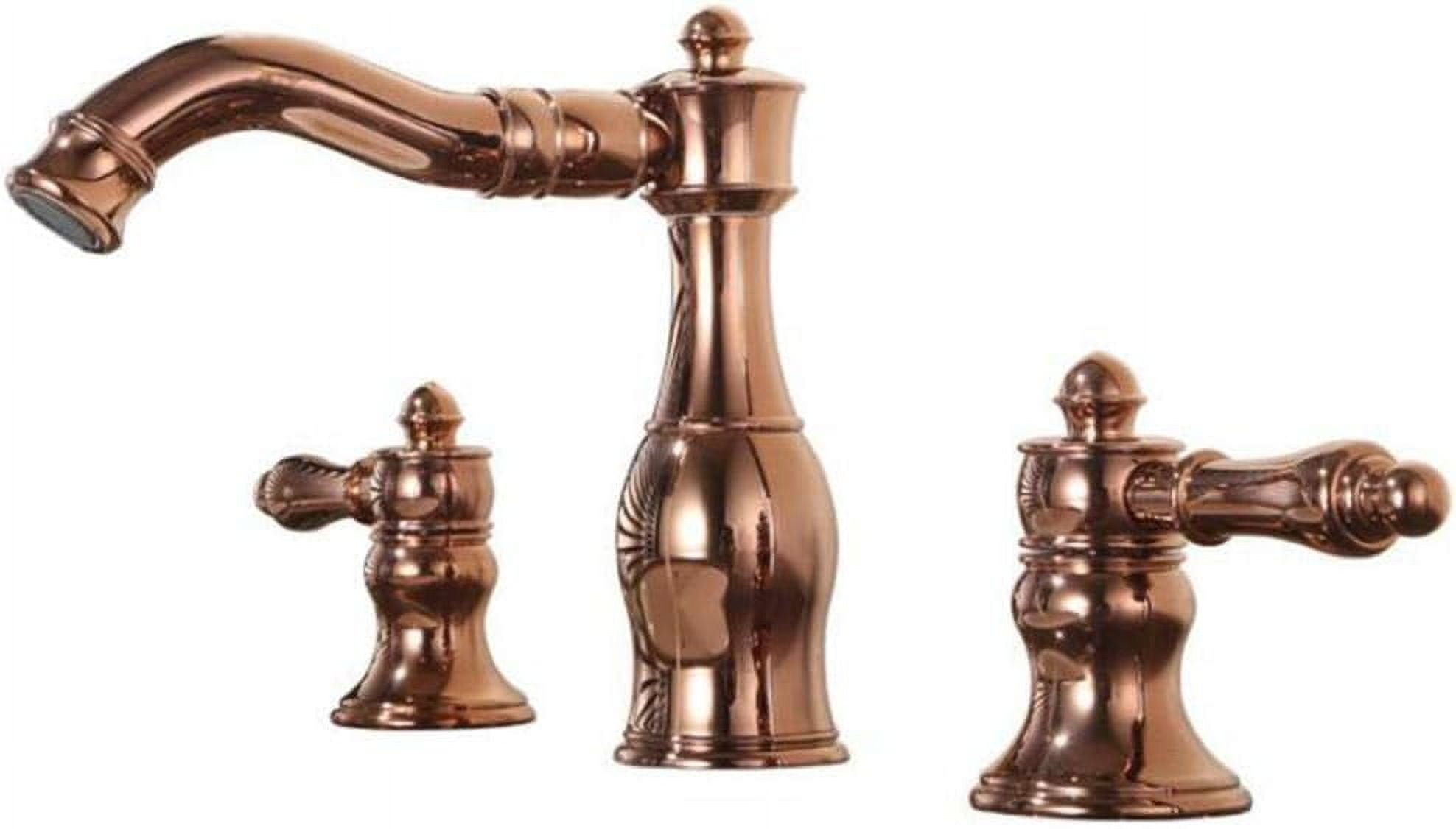3 Hole Basin Mixer Tap Antique Double Handle Hot and Cold Brass ...