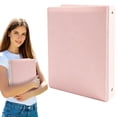 thumbnail image 1 of 3 Hole Binder Document Organizer, Thickened Plastic File Folder with Nickel-Plated Metal Rings, 1 Inch Letter Size Paper Binder for Office School Home Filing Storage, 1 of 6