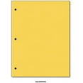 thumbnail image 1 of 3 Hole Color Paper 8 1/2 X 11 - 100 Papers Per Pack (Goldenrod), 1 of 1