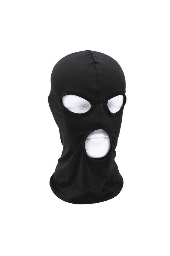 3 Hole Full Face Mask, Women Men Thin Balaclava Face Mask for Hiking Motorcycle Bike Cycling Cap Ski