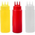 thumbnail image 2 of Oil Bottles For Kitchen Deesoo Condiment S 3 Hole 2 Pcs, 650ml/22oz Plastic S For Thick Sauce Ketchup Mustard Syrup BBQ, Squirt Bottles For Kitchen Arts And Crafts, Food Grade Squeeze Bottle 2 of 14