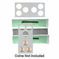 thumbnail interactive-video image 1 of Guardhouse 2x2 Staple Paper Coin Holder For Quarter, 100 Pack 1 of 9