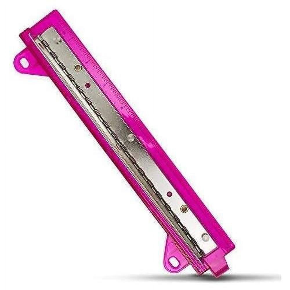 3 Hole Punch For Binders L Portable Paper Puncher With Ruler For Three