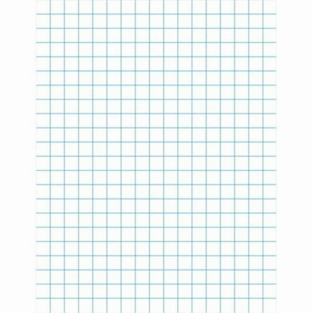 3-Hole Punched Graph Paper With Chipboard Back, White
