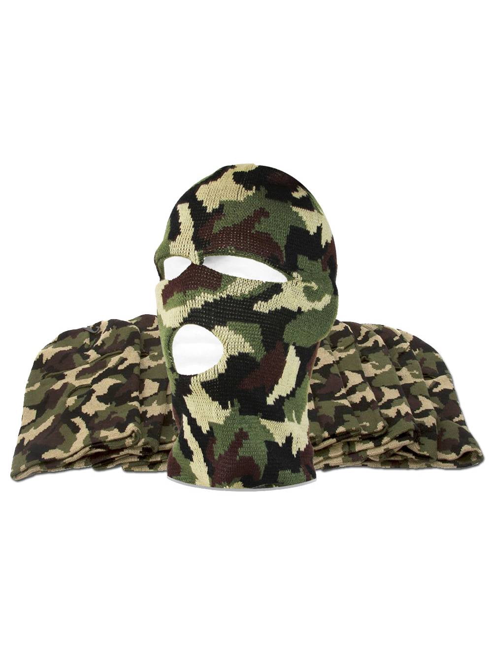 3-Hole Ski Mask - 12-Pack - Camo