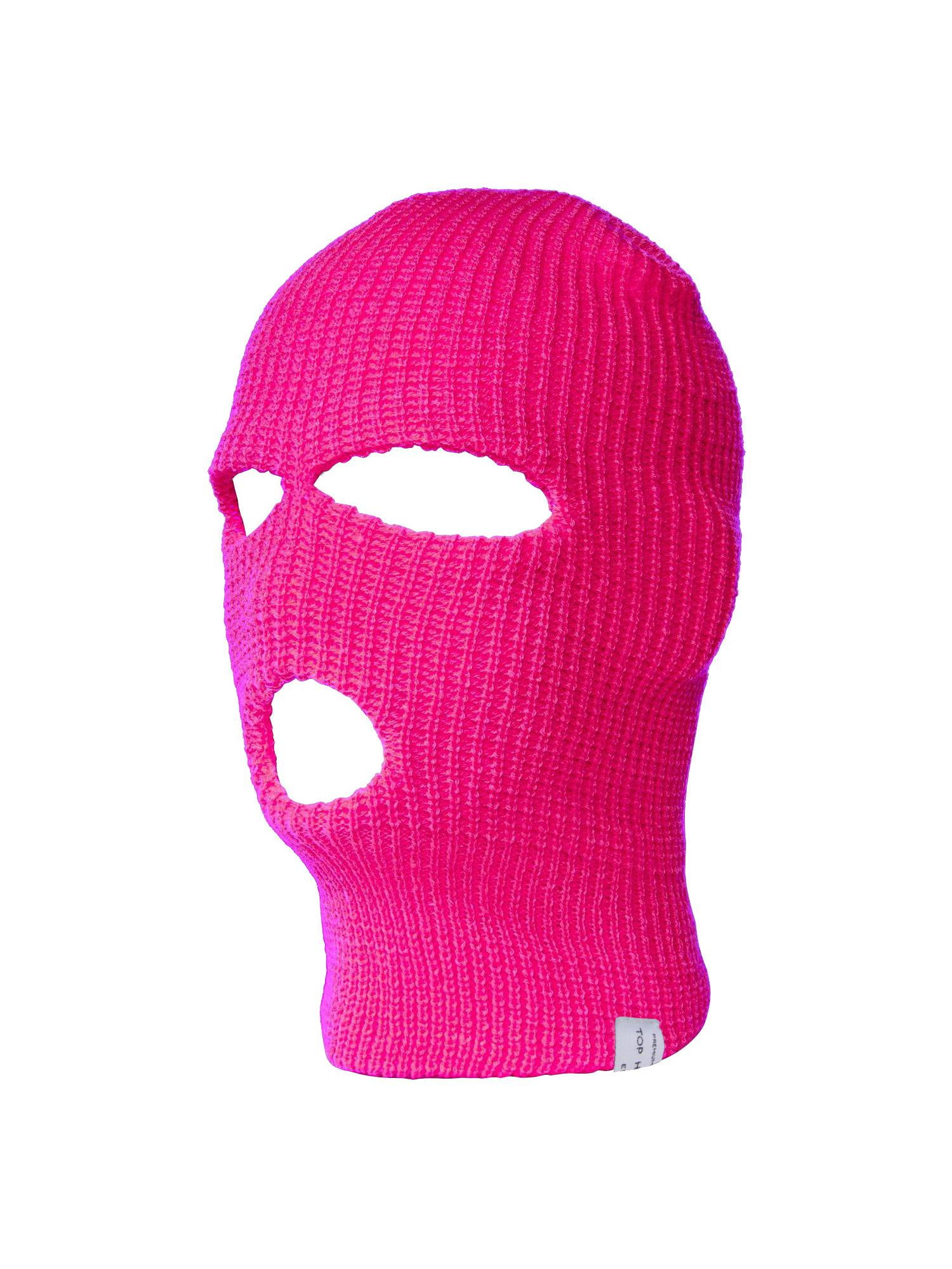 3-Hole Ski Mask - 12-Pack - Hot Pink