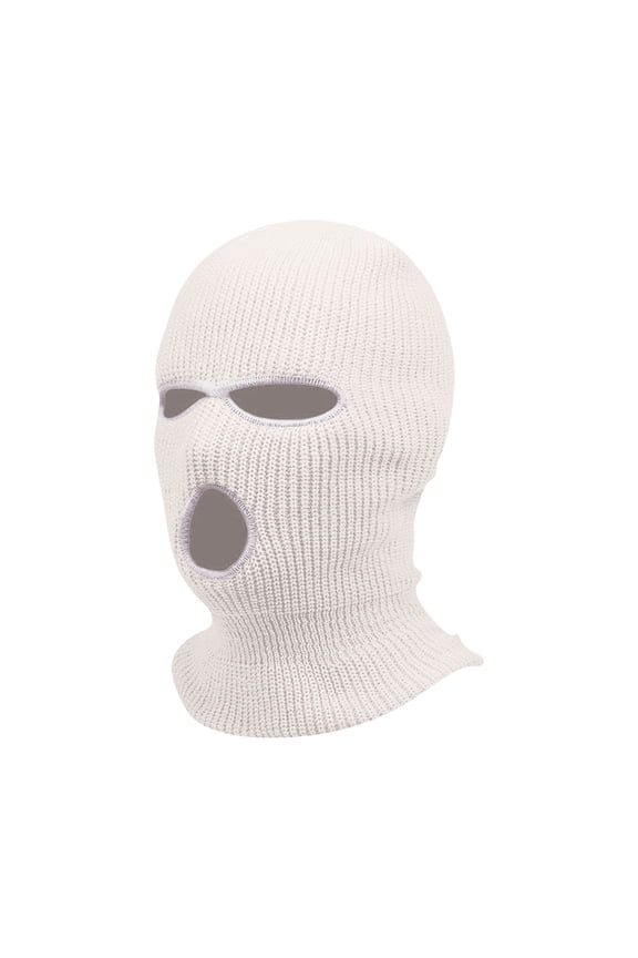 Unisex 3-Hole Knitted Balaclava Full Face Mask Beanie Warm Thermal Knit Hat Heavy Duty Ski Mask for Cycling Windproof