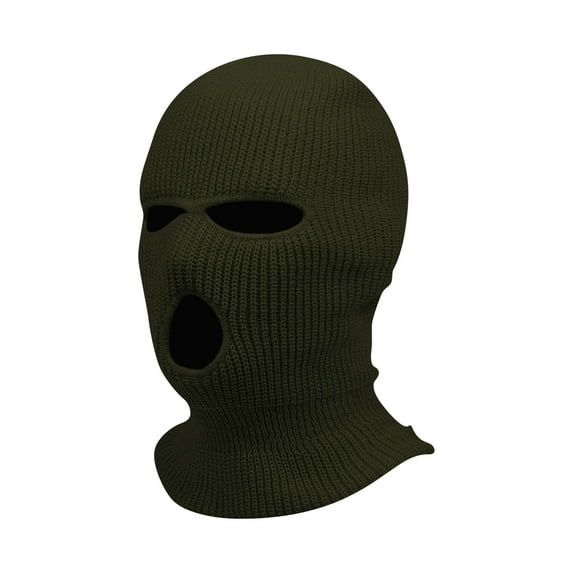 3-Hole Ski Mask Full Face Woolen Knitted Hat Warm Outdoor Cycling Mask Windproof Balaclava Candy Colored Unisex Beanie Winter Knitted Soft Warm Hat For Men/Women
