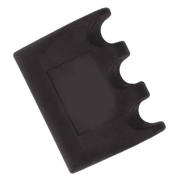 3-Hole Weighted Pool Cue Holder, Portable Billiard Rest with Non-Slip Base for Tables and Chairs, Black Plastic Table Chair
