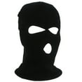 thumbnail image 1 of 3 Hole Winter Knitted Mask Outdoor Sports Full Face Cover Ski Warm Balaclava, 1 of 17