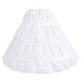 thumbnail image 1 of 3 Hoops Girl Dress Petticoat Full Slips Ball Gowns Crinoline Skirts Toddler Underskirt Slip Formal, 1 of 5