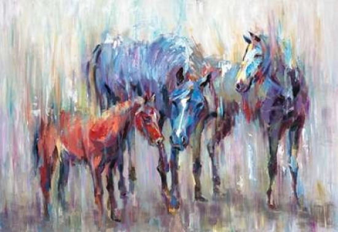 3 Horse 1 Canvas Art - Art Atelier Alliance (20 x 28)