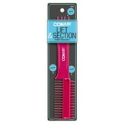 Conair Lift & Section 3 in 1 Multiple Styling Options Detangle Smooth Volume Hair Comb, 1 CT