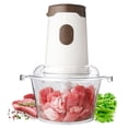 thumbnail image 1 of 3 IN 1 Electric Food Processor Meat Grinder Vegetable Blender Fruit Mixer Vegetable Chopper ,1500ml, 1 of 8