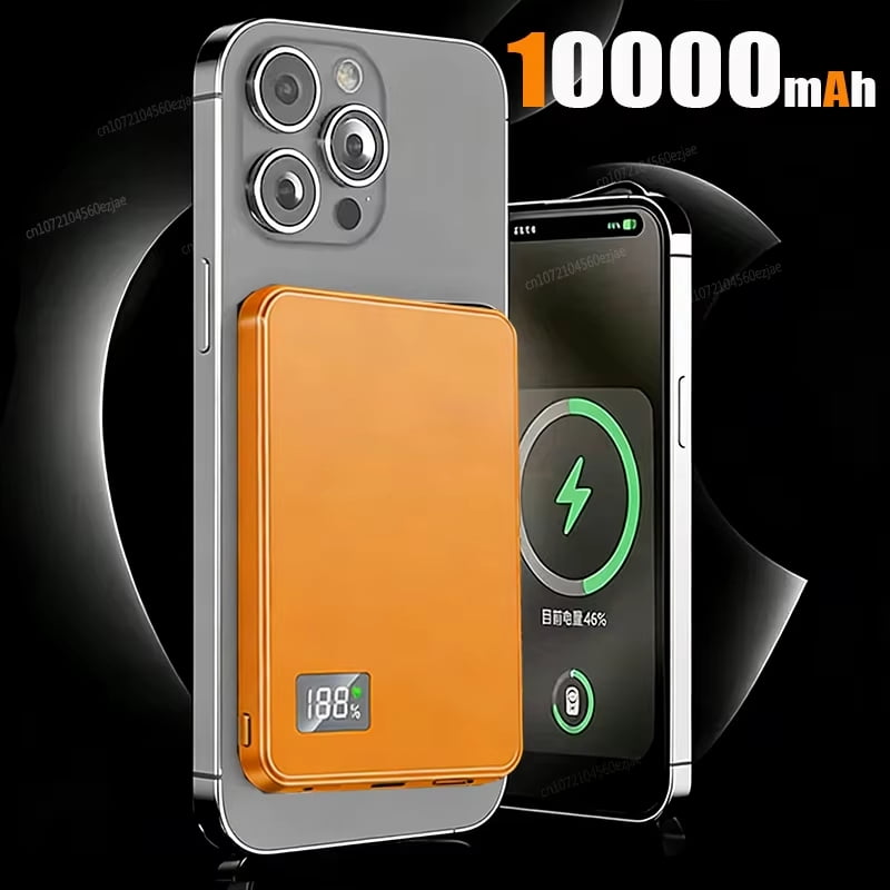 3 IN 1 Power Bank For MagSafe 50000mAh Slim Magnetic Wireless Power Bank 22.5W External Battery For iPhone Samsung 2026