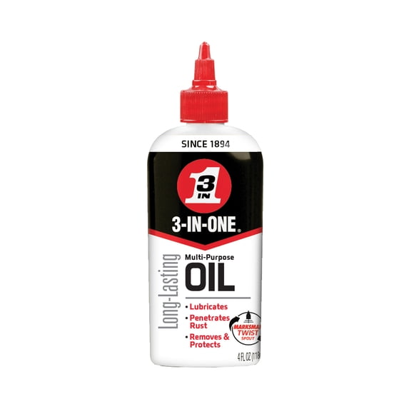 3-IN-ONE Multi-Purpose Oil with Marksman Spout, 4 OZ