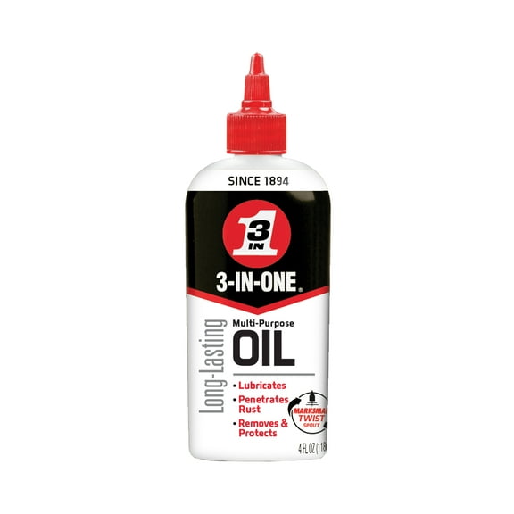 3-IN-ONE Multi-Purpose Oil with Marksman Spout, 4 fl. oz.