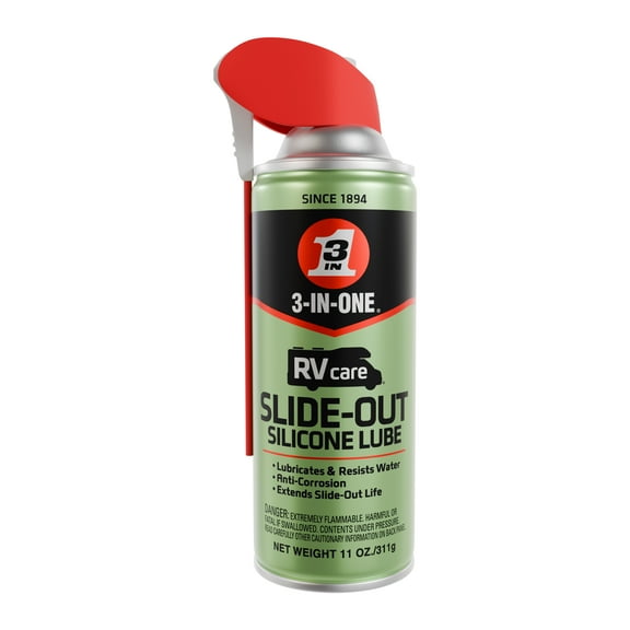 3-IN-ONE RVcare Slide-Out Silicone Lubricant Spray, 11 oz Can