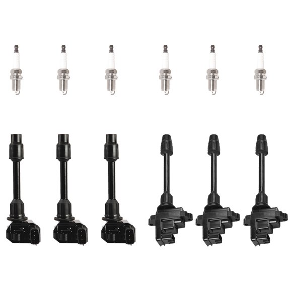 3 ISA Ignition Coil and 3 ISA Ignition Coil and 6 Platinum Spark Plugs Compatible with 1995-1999 Nissan Maxima 3.0L V6 Replacement for UF232 UF263