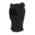 thumbnail image 1 of 3 In 1 Beanie Hat for Kids Knit Fleece Lined Toddler Bear Ears Hood Fuzzy Knitted Balaclava Hats Warm Windproof Winter Face Mask Hoods, 1 of 4