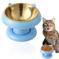 thumbnail image 1 of 3-In-1 Cat Food And Water Bowl Set, Cat Bowls With Stand, Double Cat Bowls with Water Dispenser For Pet，Food And Water Feeder For Small Medium Dogs Cats, 1 of 6
