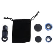 3 In 1 Clip On Smartphone Fisheye Lens Phone Camera Lens for Most Phone Wide Angles Fish Eye Lens