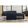 thumbnail image 1 of 3 In 1 Convertible Sleeper Chair Sofa Bed,Pull out Couch Adjustable Chair with Pillow,Adjustable Sofa Lounger Chair Single Bed Apply Living Room or Apartment,Dark Blue, 1 of 7