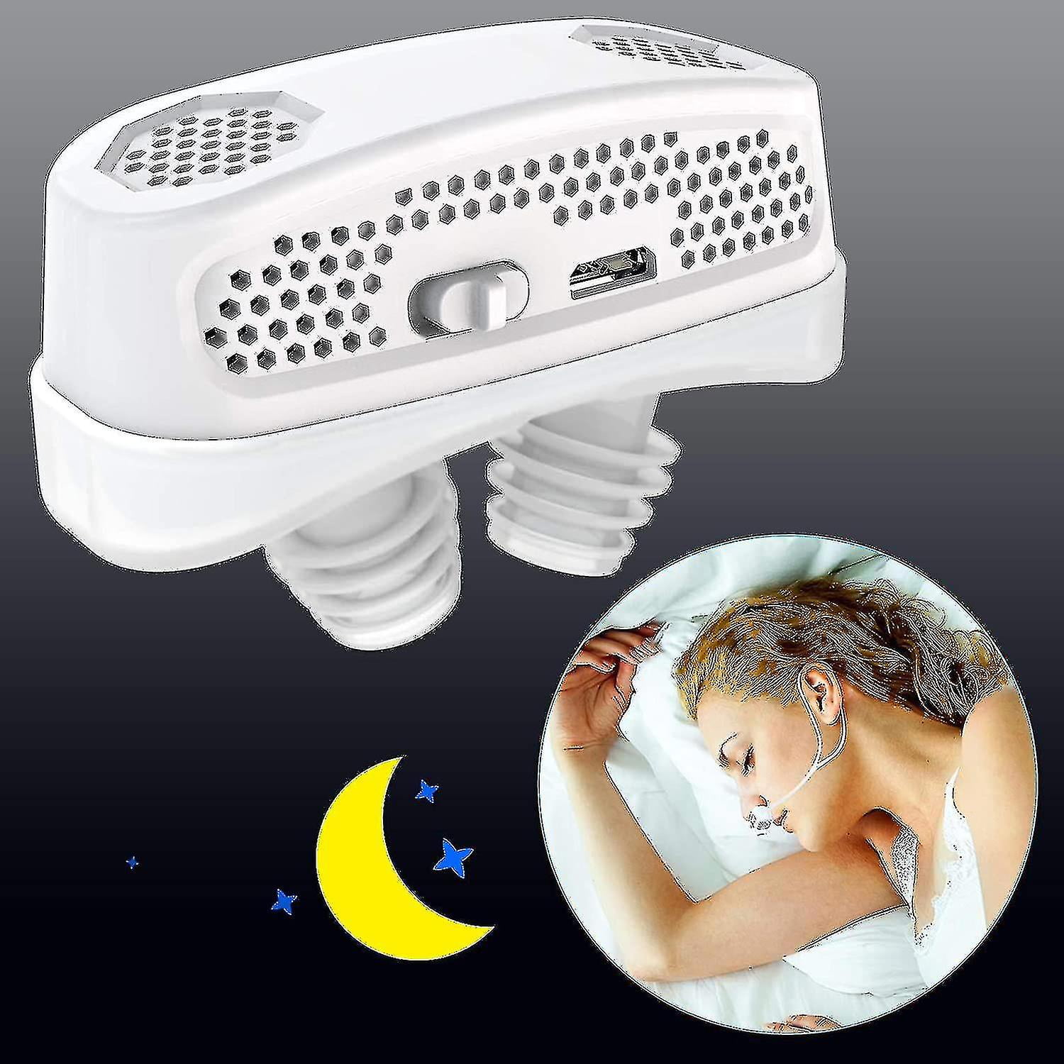 3 In 1 Cpap Anti Snoring Device Automatic Snoring Sleep Apnea Aid Plug
