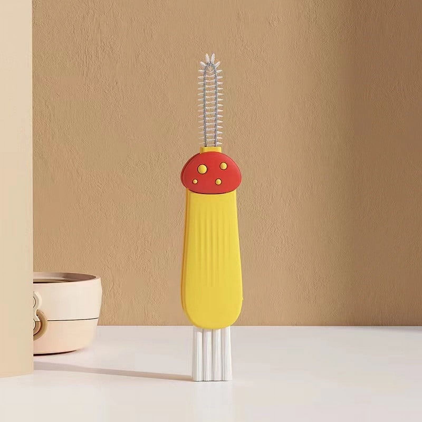 3 In 1 Cup Lid Cleaning Brush 2024 New Crevice Cleaning Brush For Bottle Tight Spaces Cup 3 In 1