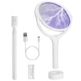 thumbnail image 1 of 3-in-1 Electric Bug Zapper Racket with Telescopic Extension - Indoor and Outdoor Mosquito Swatter, 1 of 8