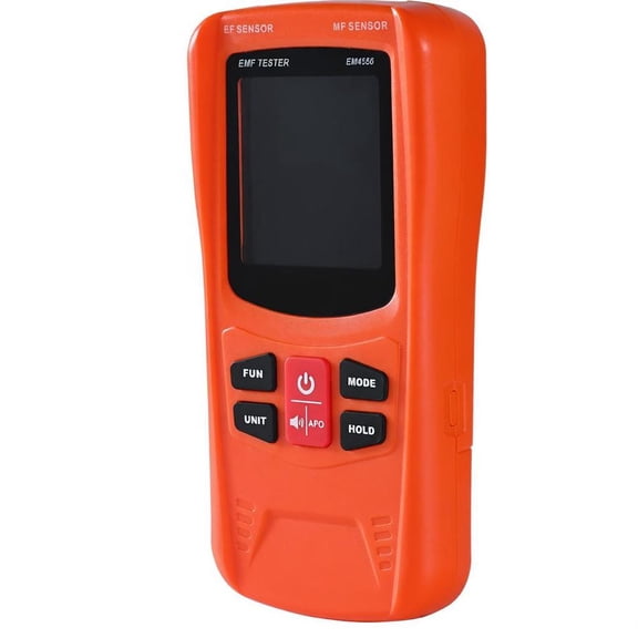 3-In-1 Emf Meter, Handheld Rechargeable Electromagnetic Field Radiation Detector, Digital Lcd Tester for Ef Mf Rf
