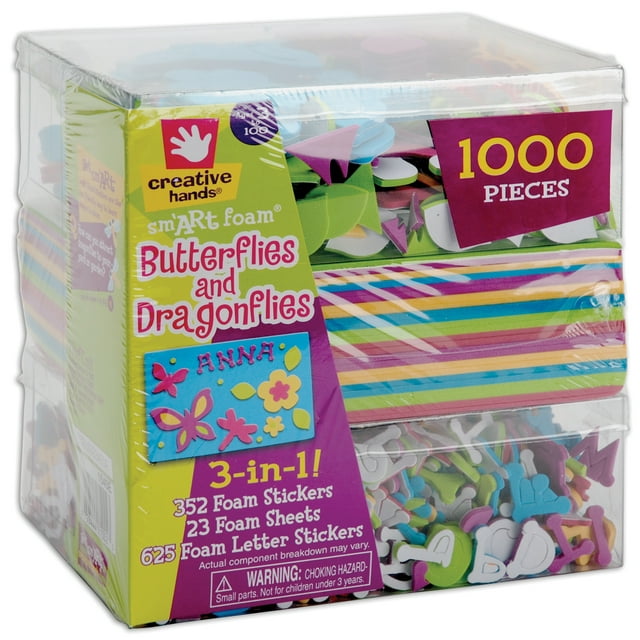 3-In-1! Foam Kit-Butterflies & Dragons