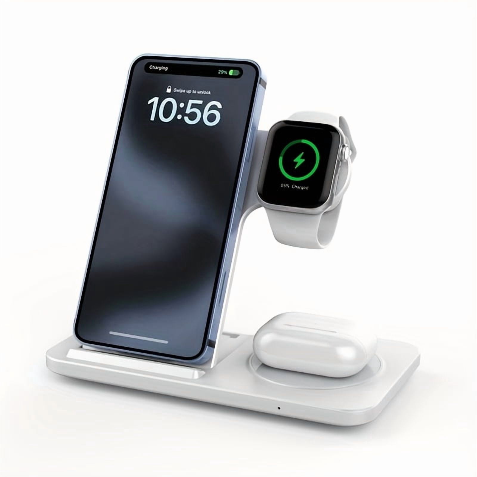 3-In-1 Foldable Portable Wireless Charger Suitable for Iphone, for Samsung And Other Wireless Charging Models, for Apple Watch, for Airpods