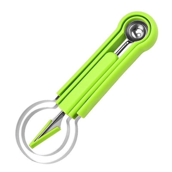 3 In 1 Fruit Tool Set Fruit Carving, Fruit Scoop Watermelon Ball Cutter Food Cantaloupe Peeler