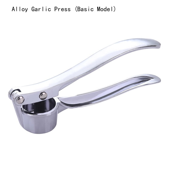 3-In-1 Garlic Press and Nutcracker Tool, Stainless Steel Handheld Mincer with Bottle Opener, Rust Resistant Kitchen Gadget for Mashing Garlic and Nuts, Easy to Clean Cooking Accessory for Home Chefs