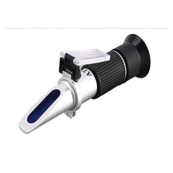 3 In 1 Grape & Alcohol Refractometer ATC 0-25%Vol 0-40%Brix 0-22Baume Wine Refractometer Alcohol Meter For Moonshine ,Instant Results